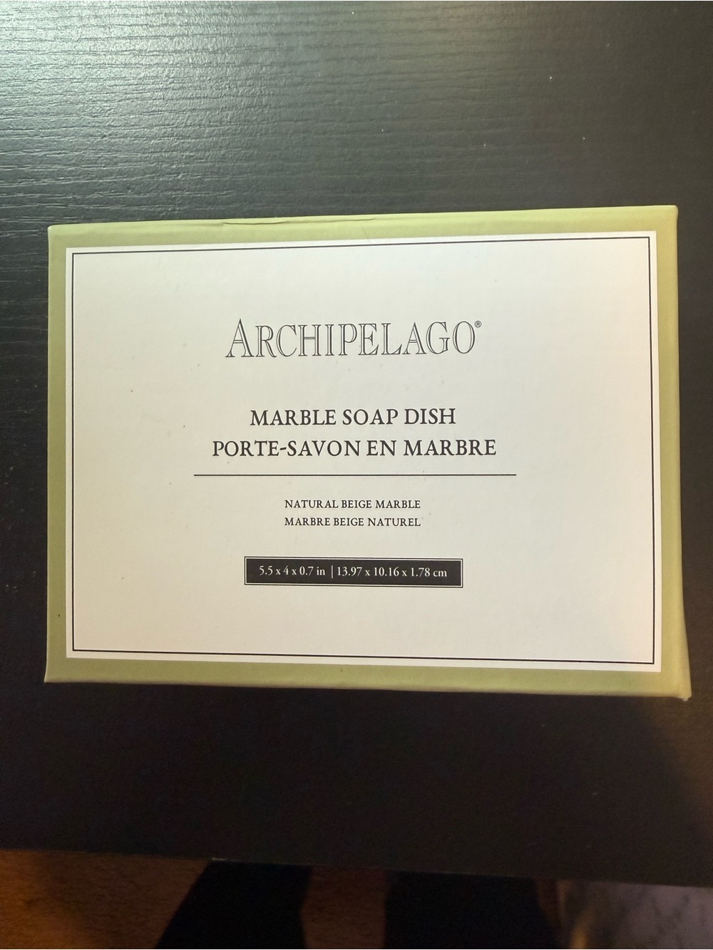 Archipelago Marble Soap Dish New